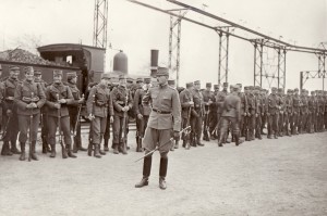 Den kongelige Livgardes I. Bataljon ankommer i maj 1915 som Køges nye garnison.